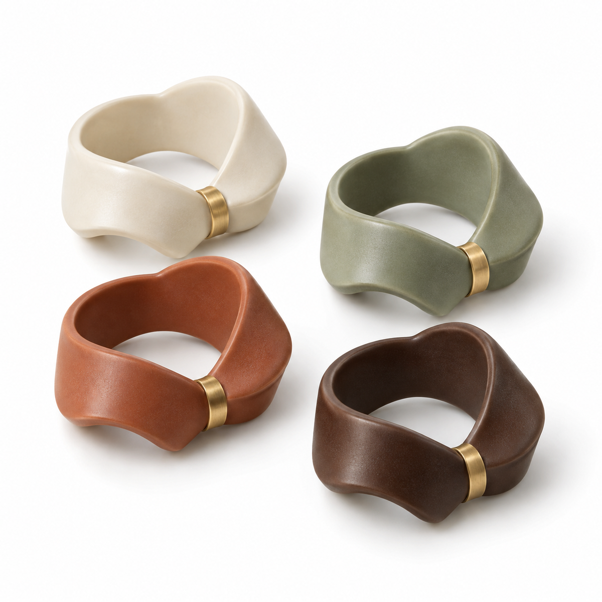 Ribbon Loop Napkin Rings