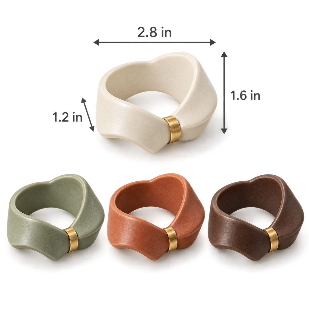 Ribbon Loop Napkin Rings