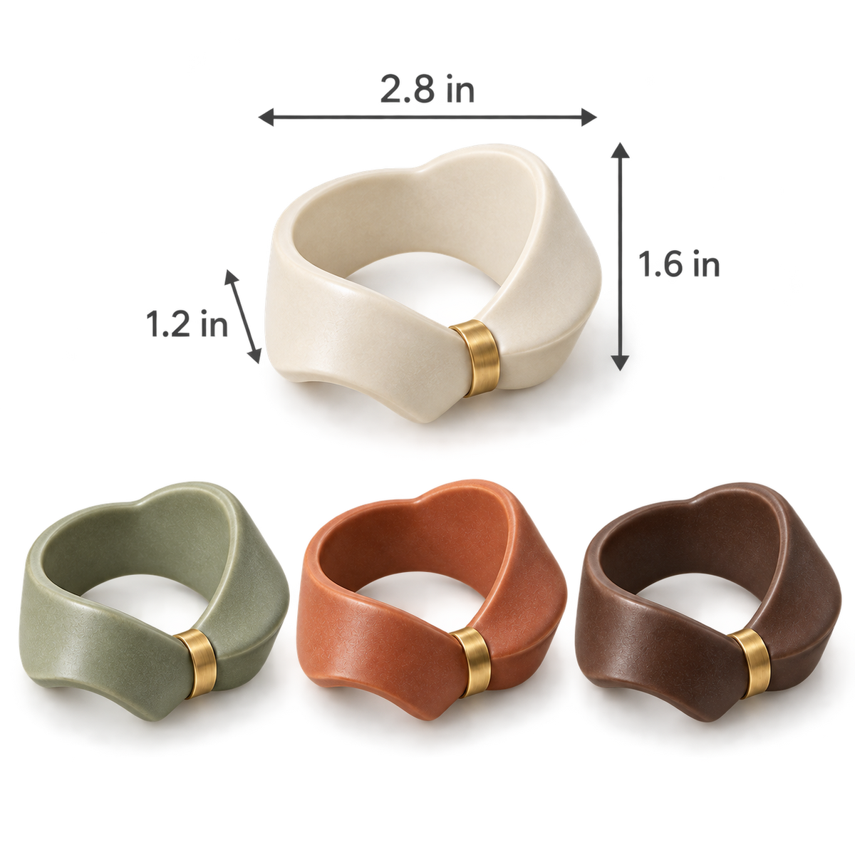 Ribbon Loop Napkin Rings