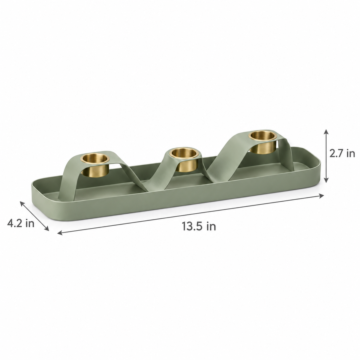 Folded Hearth Taper Tray