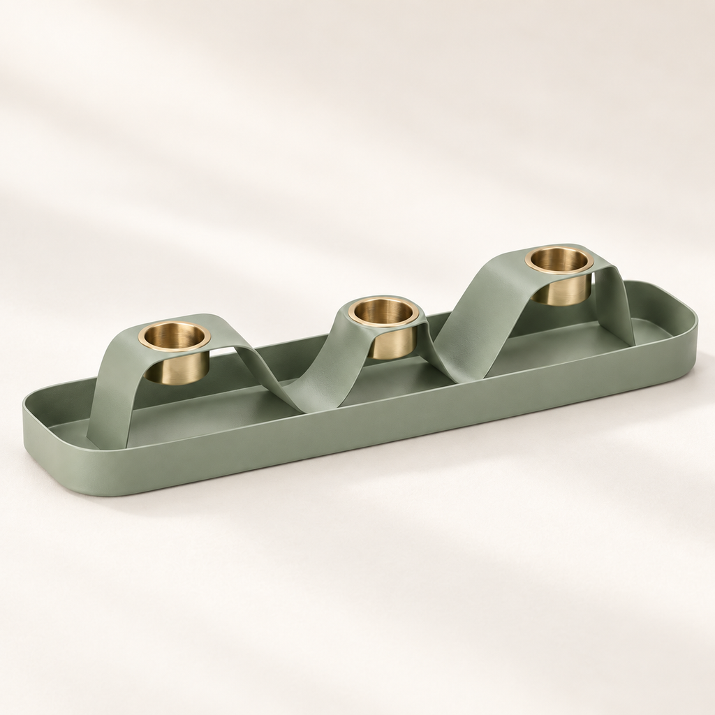 Folded Hearth Taper Tray