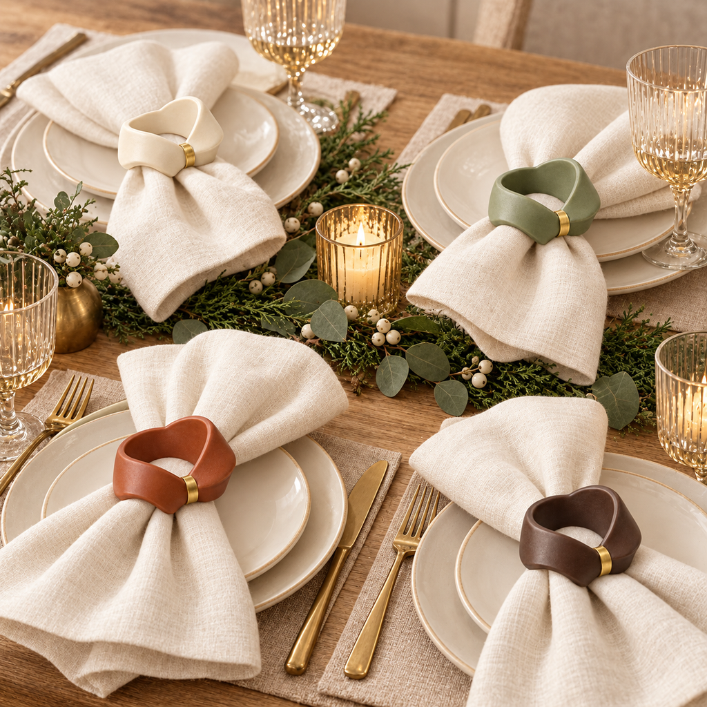 Ribbon Loop Napkin Rings