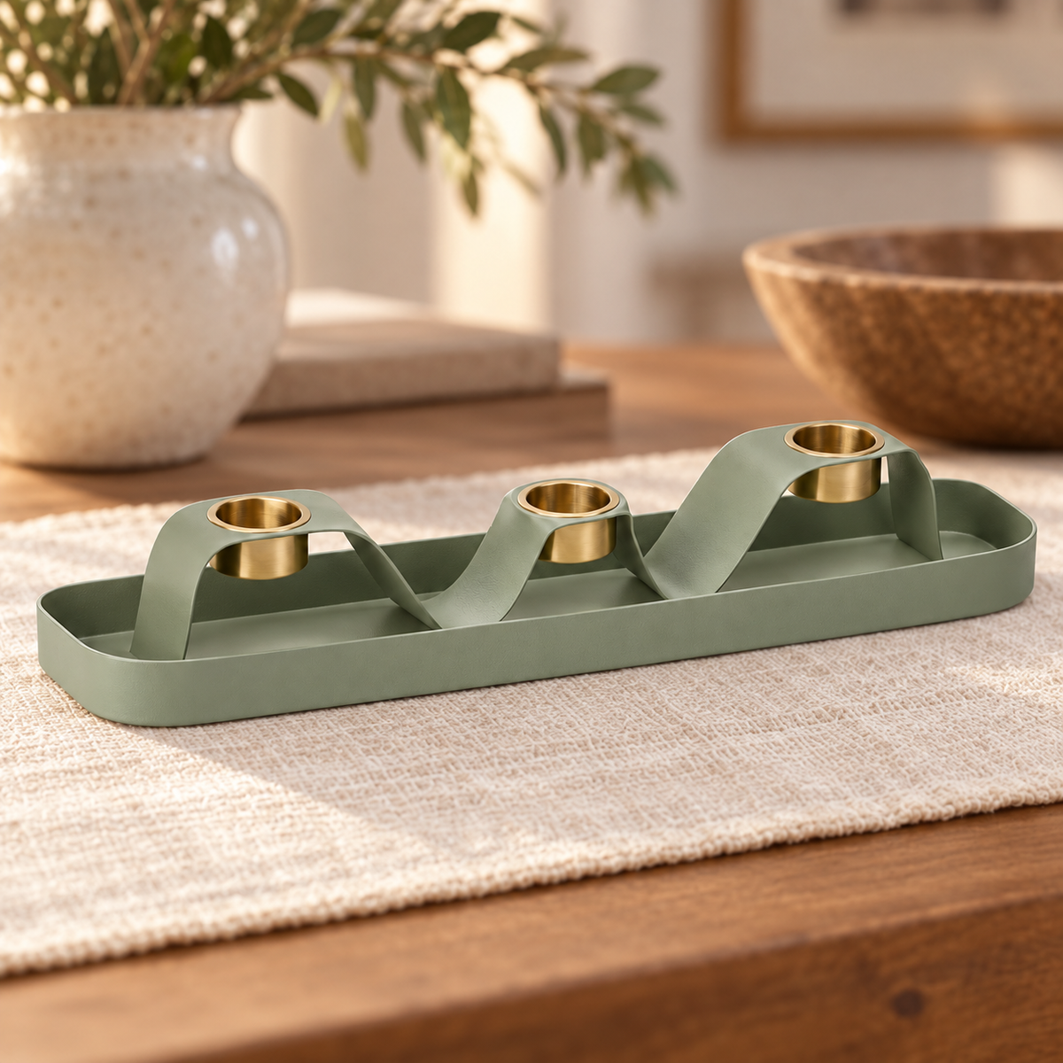 Folded Hearth Taper Tray