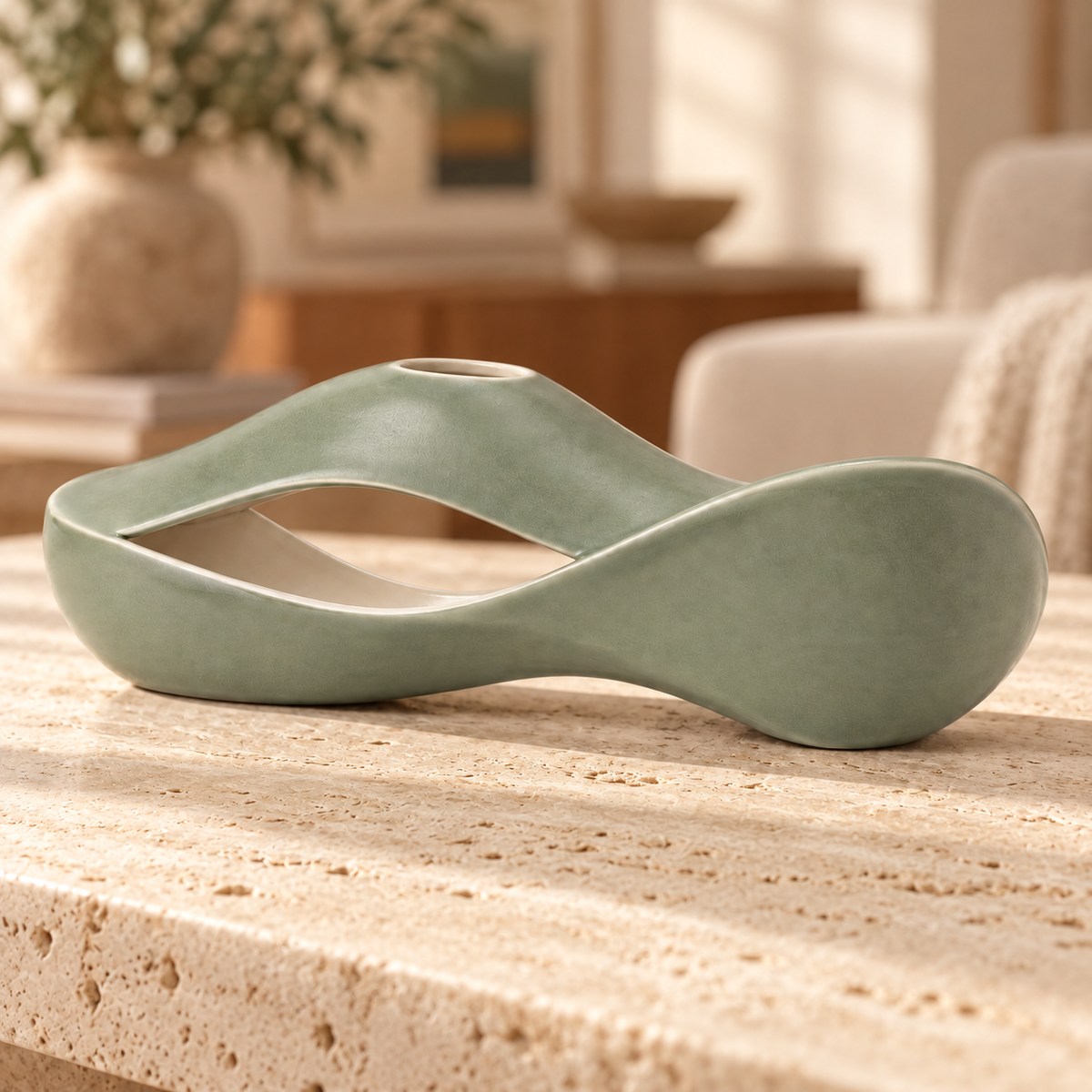Folded Horizon Vase Object